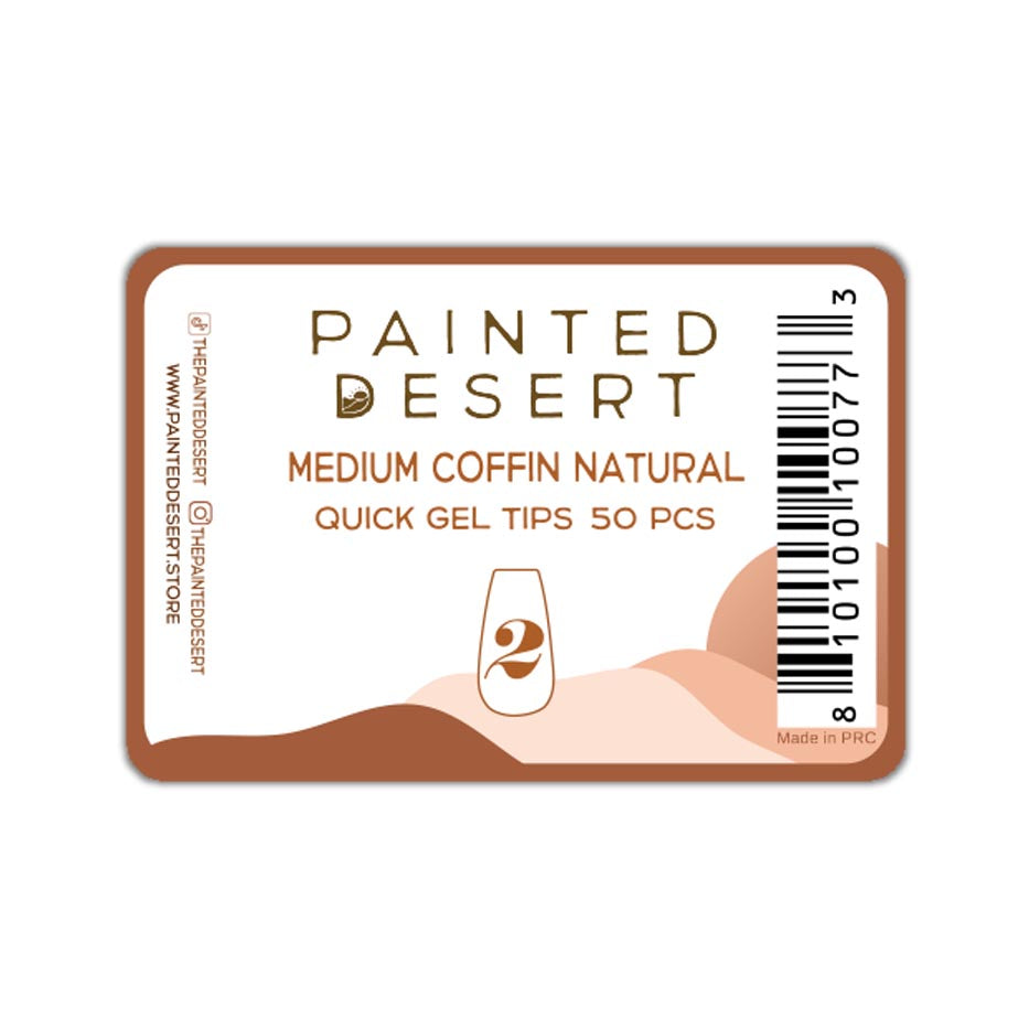 SINGLE SIZES Medium Coffin Natural
